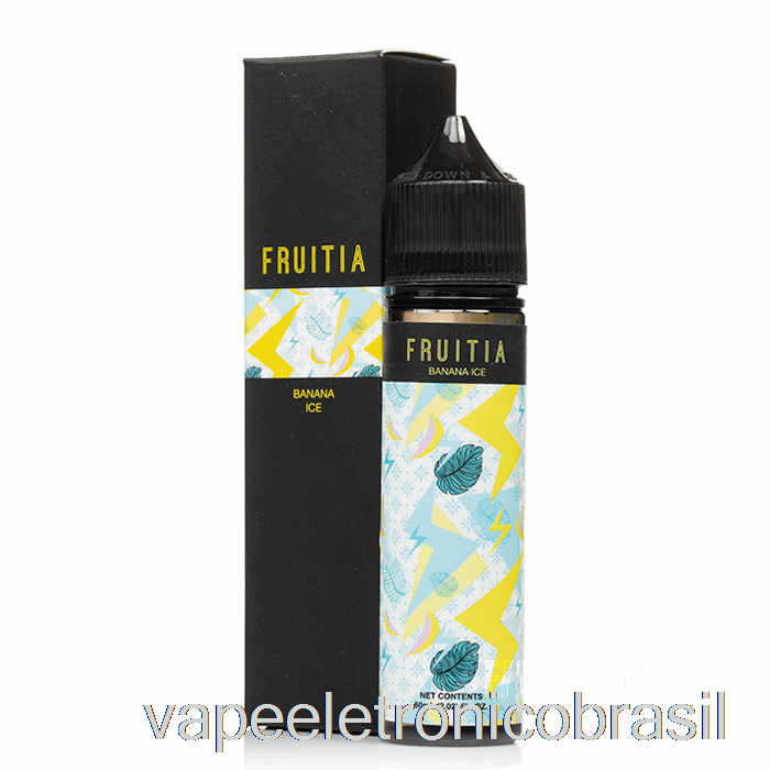 Vape Recarregável Banana Ice - Fruta - 60ml 3mg